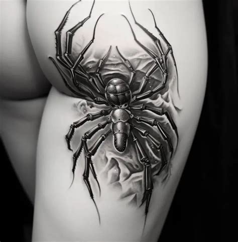 Tatuaje de araña: historia, significado y diseños